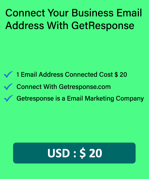 Connect Your Business Email Address With GetResponse